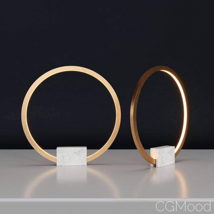 Lámpara de mesa portal