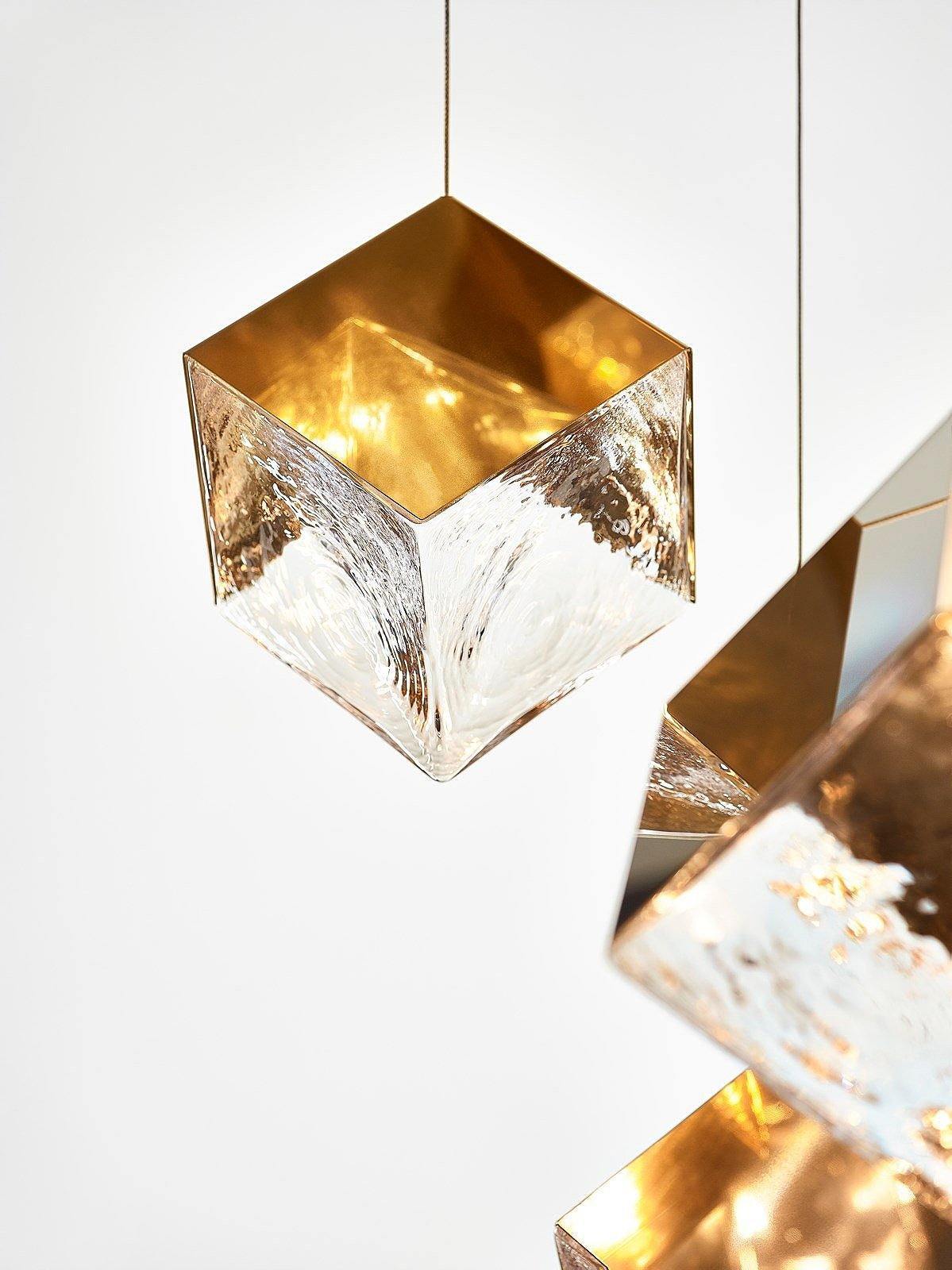 Pyrite chandelier