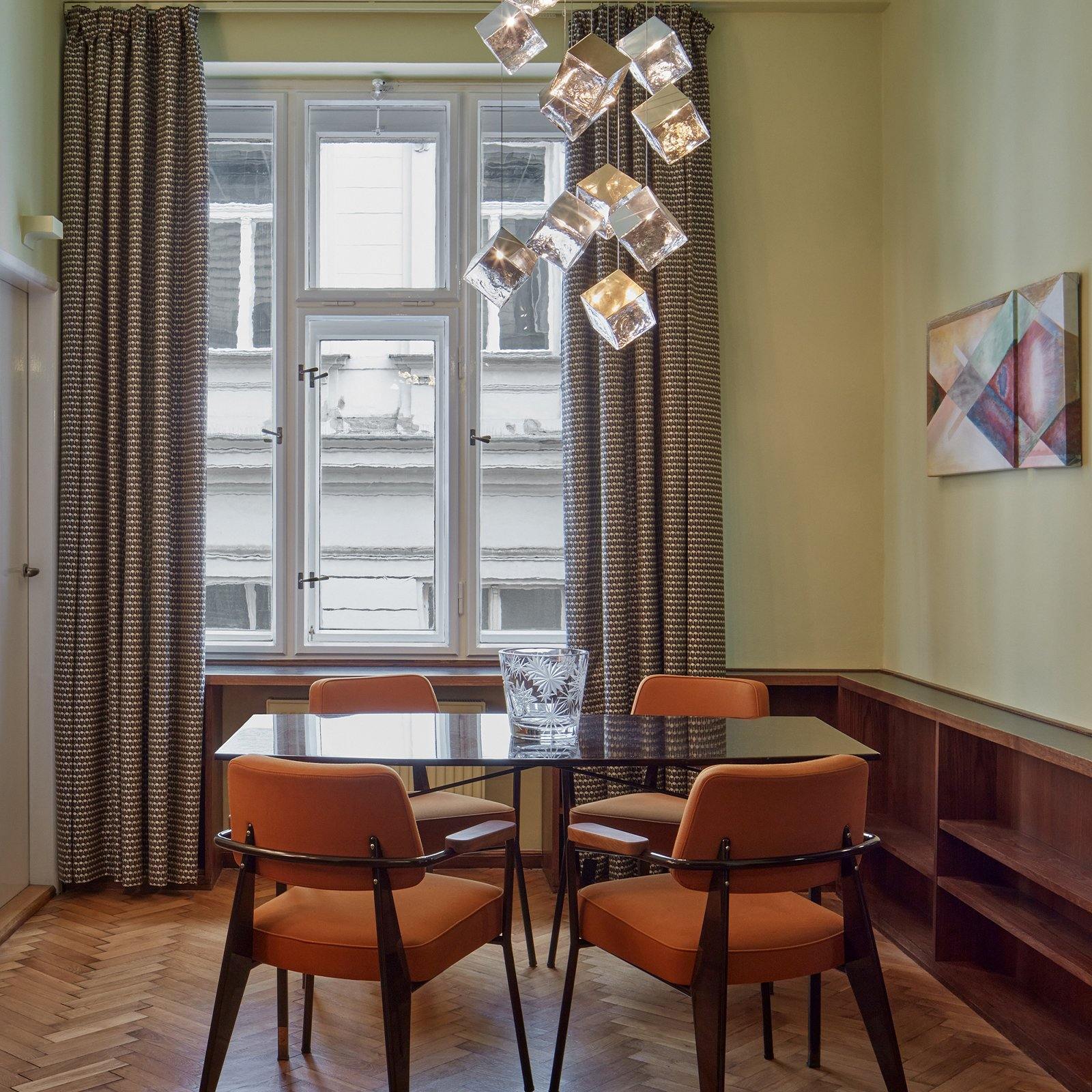 Pyrite chandelier