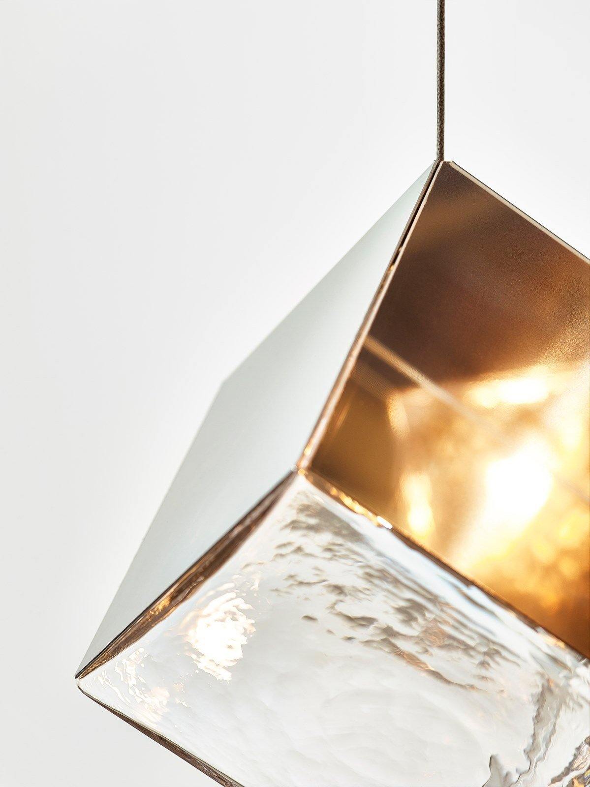 Pyrite chandelier