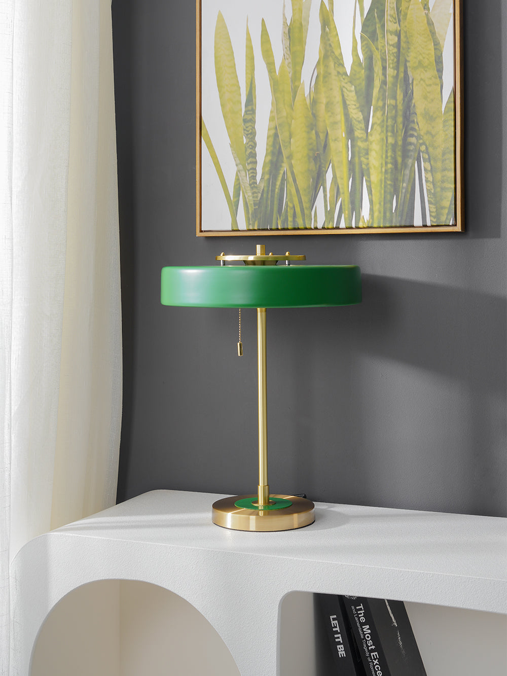 Lampe de table tournante