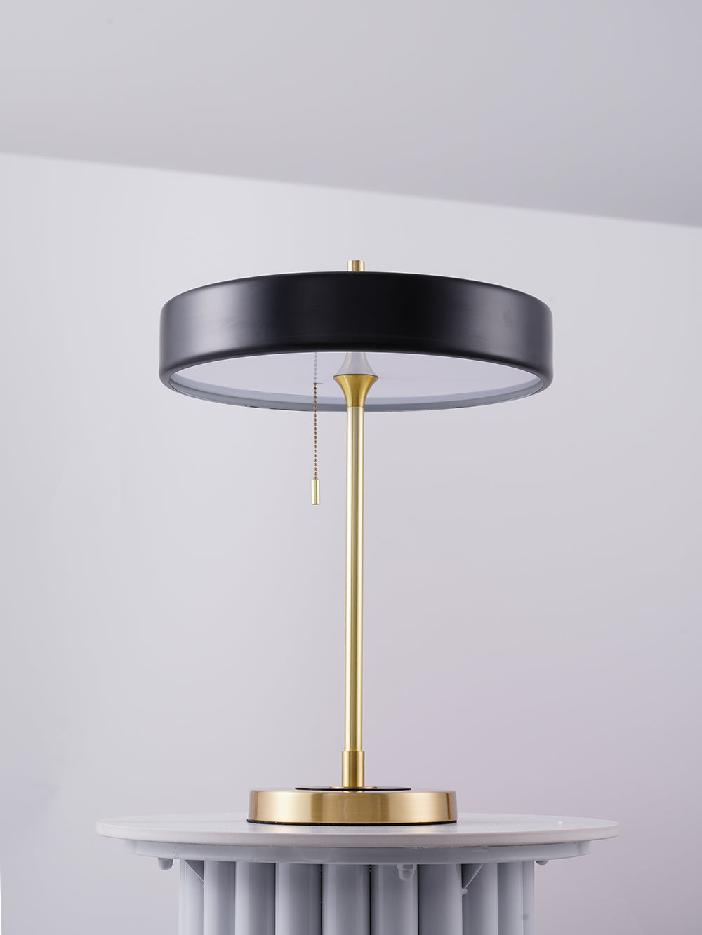 Lampe de table tournante