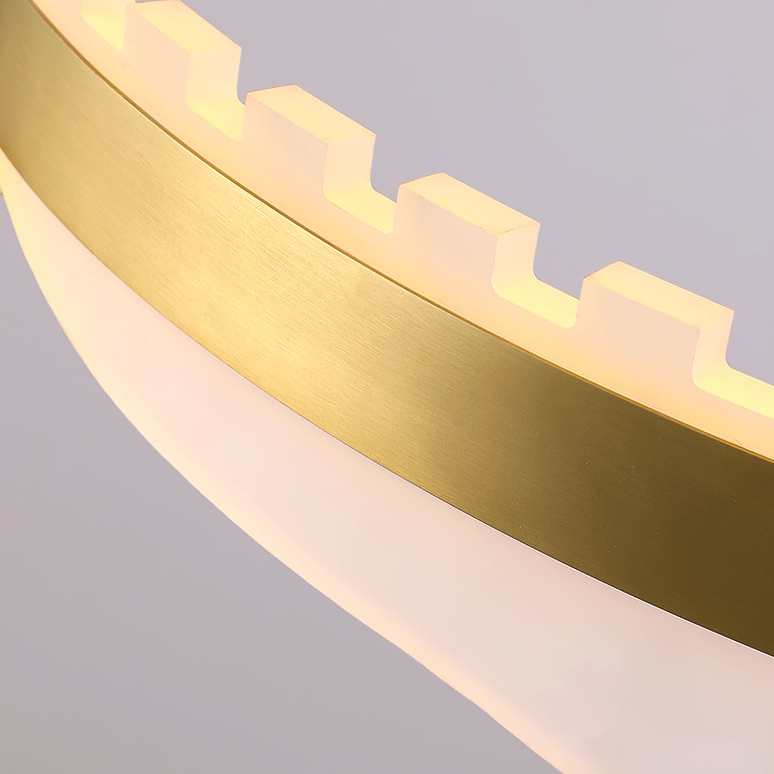 Ring Kronleuchter aus Metall