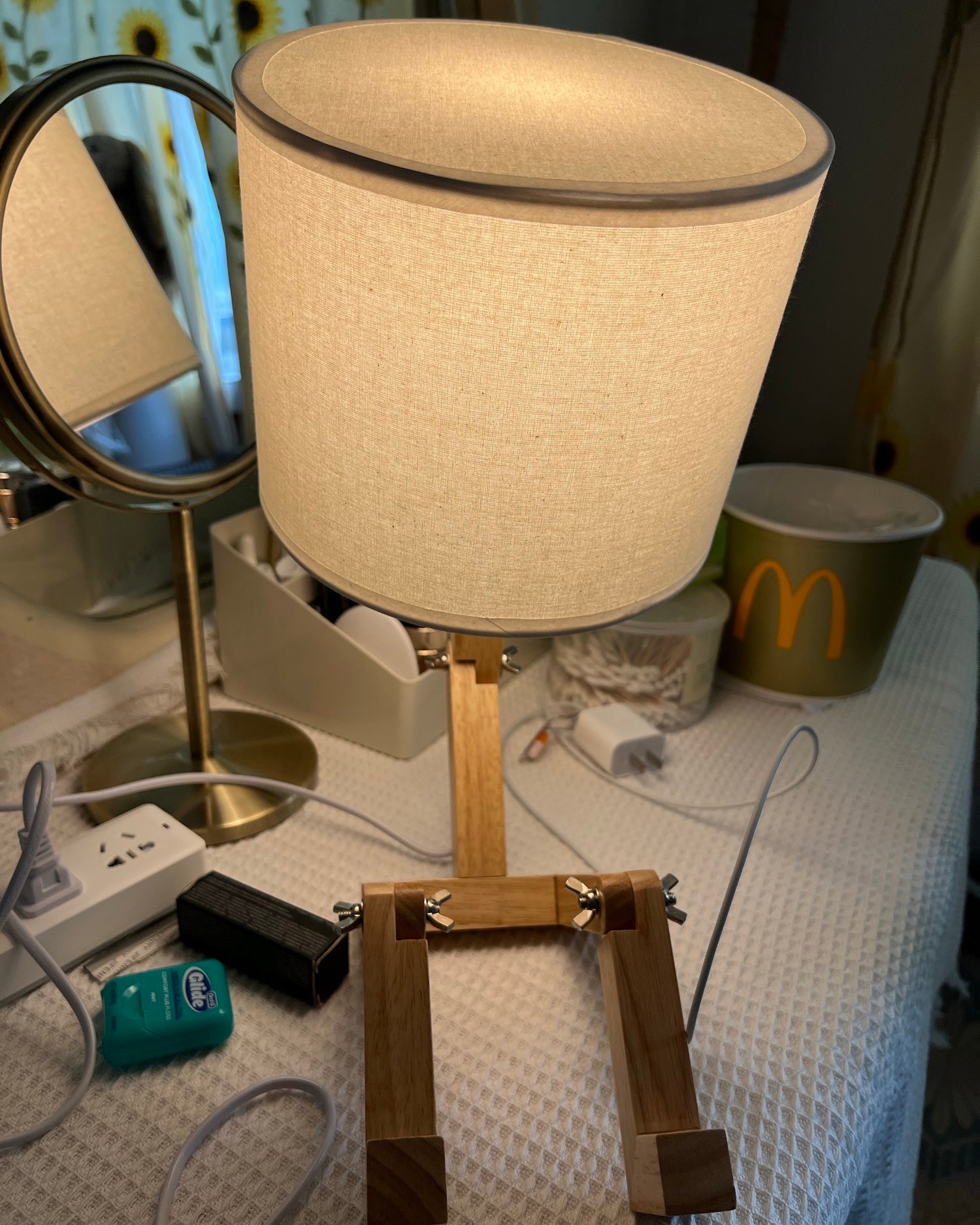 Lampe de table robot
