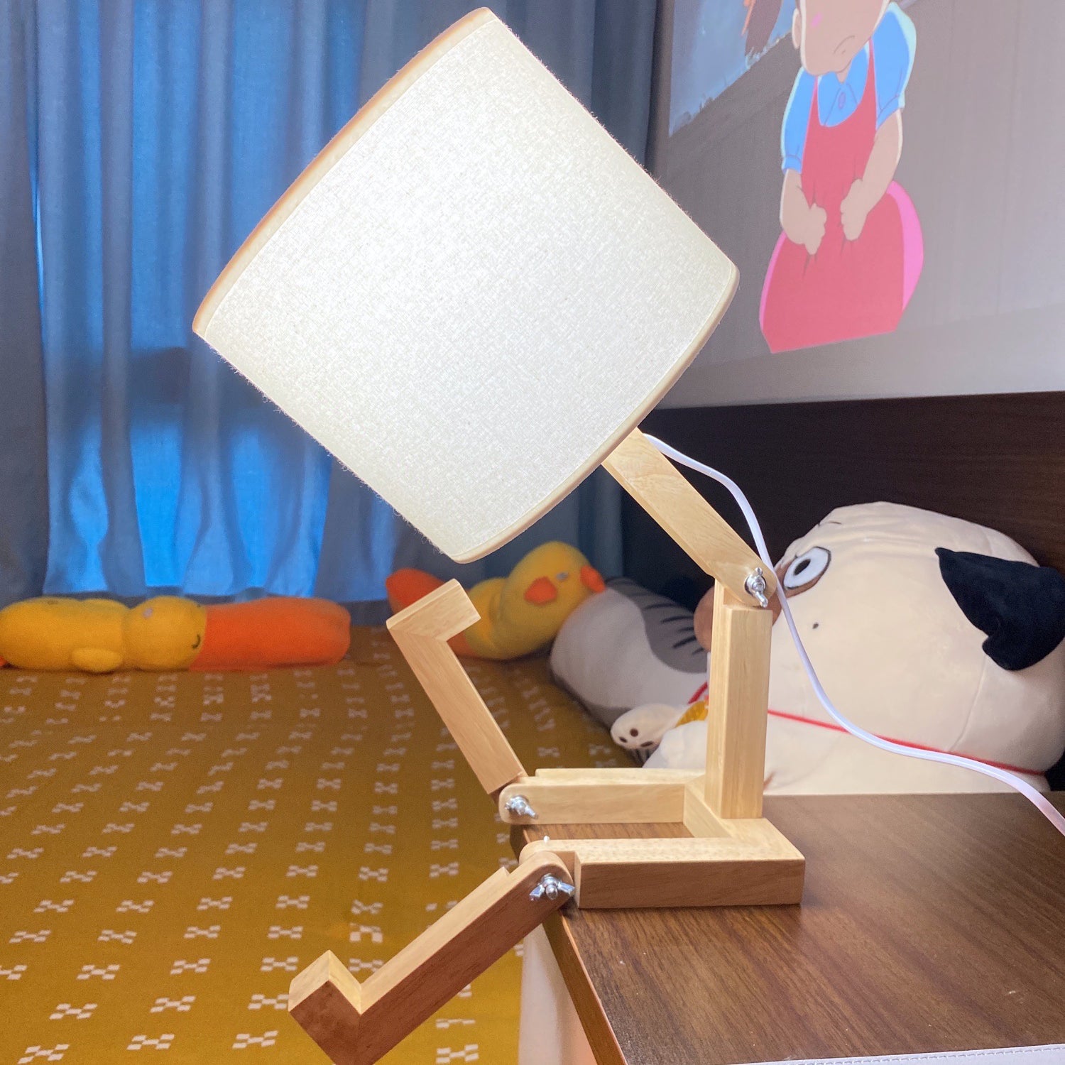 Lampe de table robot