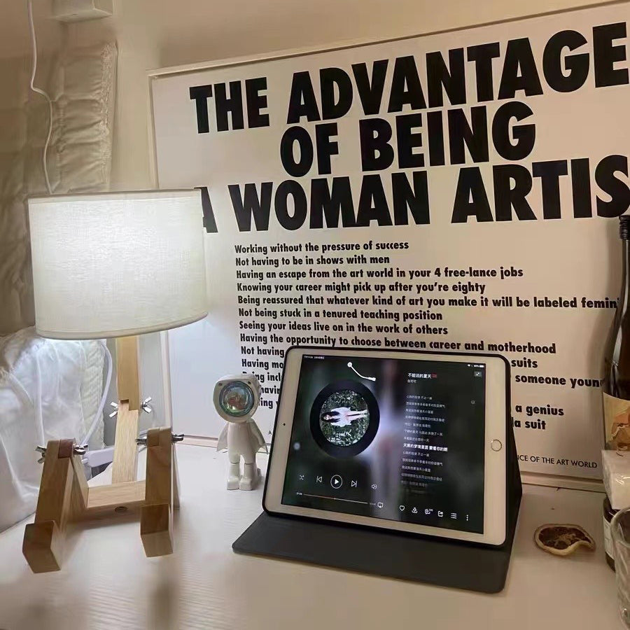 Lampe de table robot
