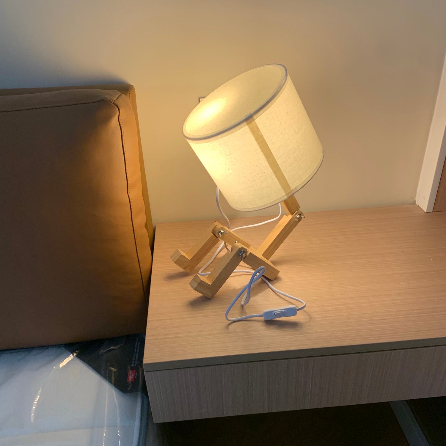 Lampe de table robot