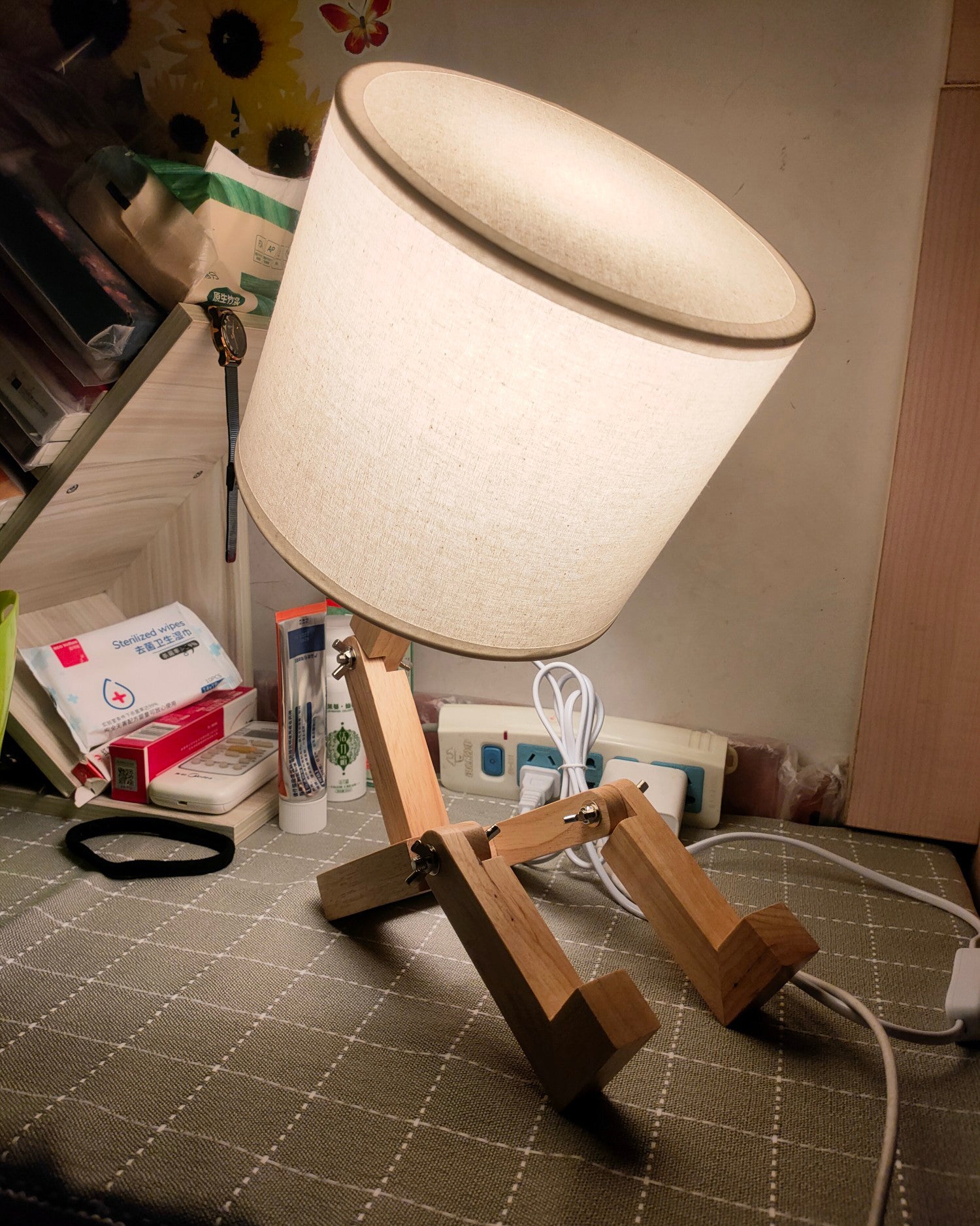 Lampe de table robot
