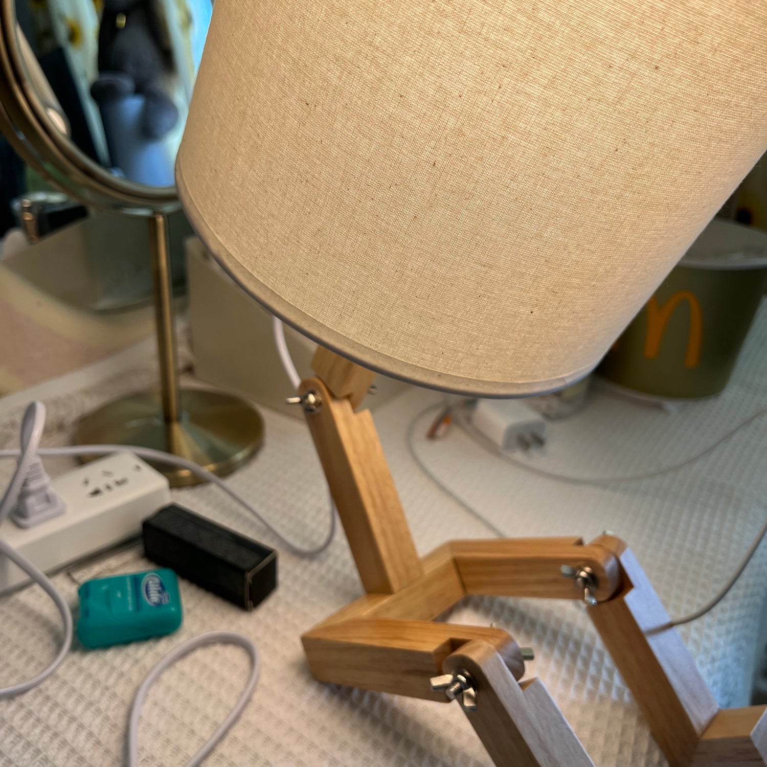Lampe de table robot