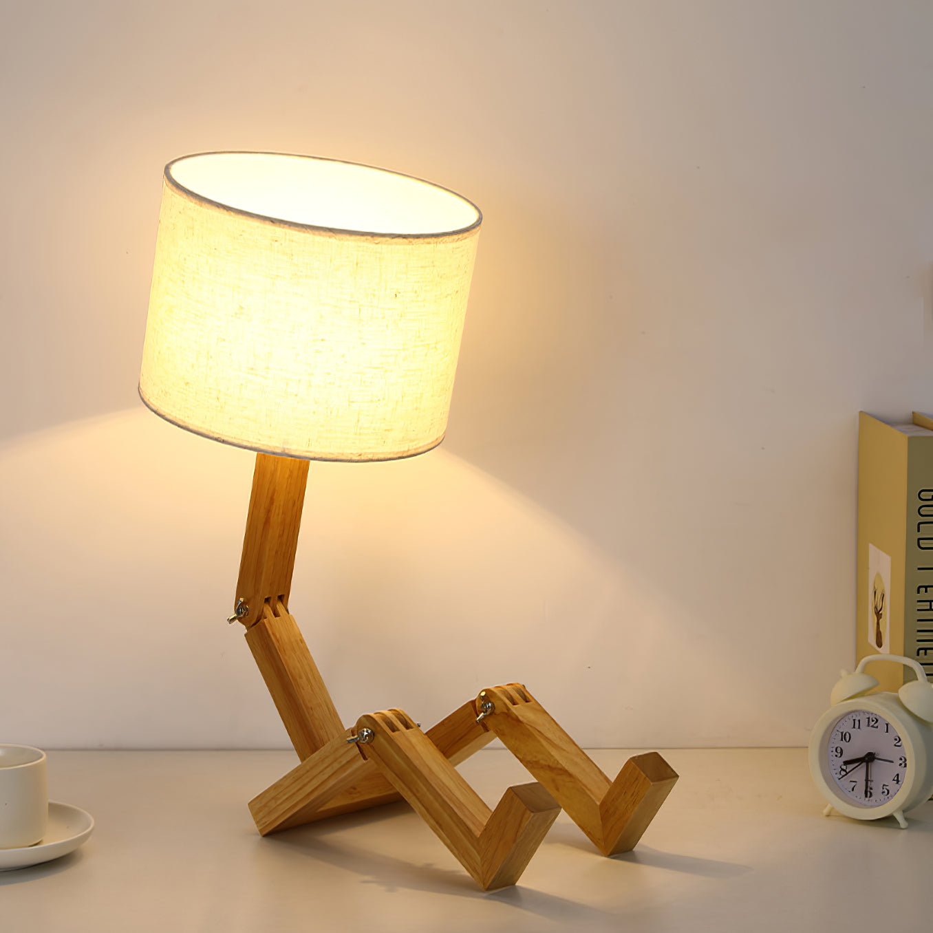 Lampe de table robot