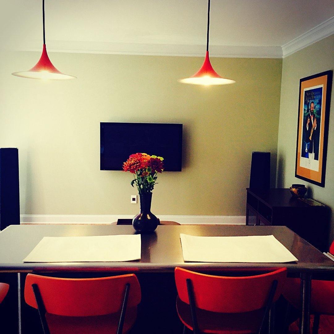 Semi pendant light