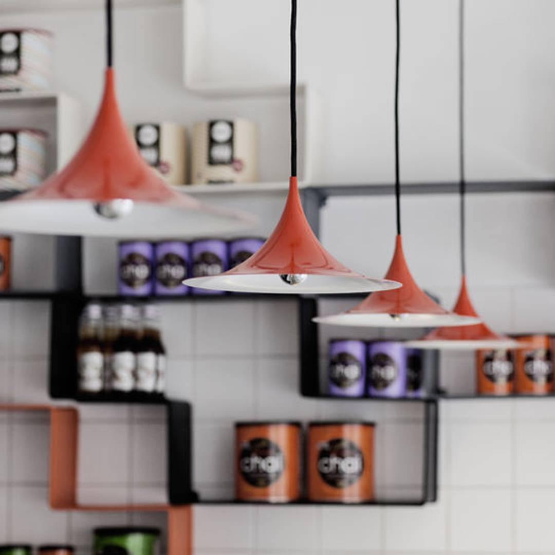 Semi pendant light