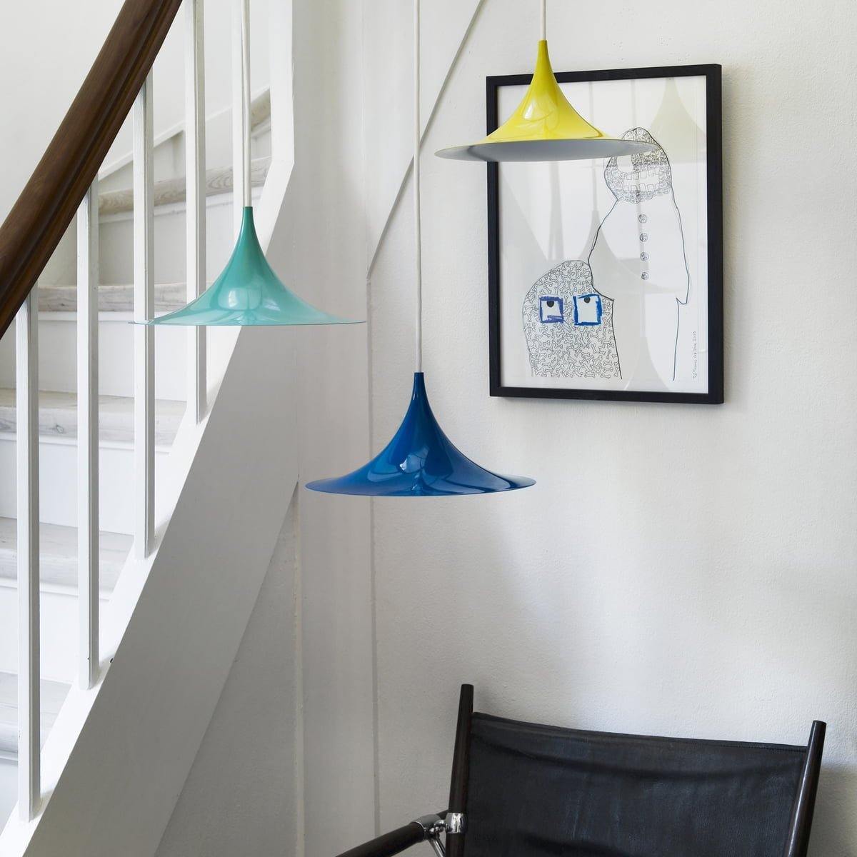 Semi pendant light