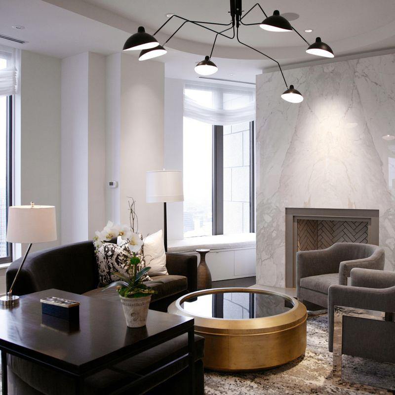 Serge mouille ceiling lamp