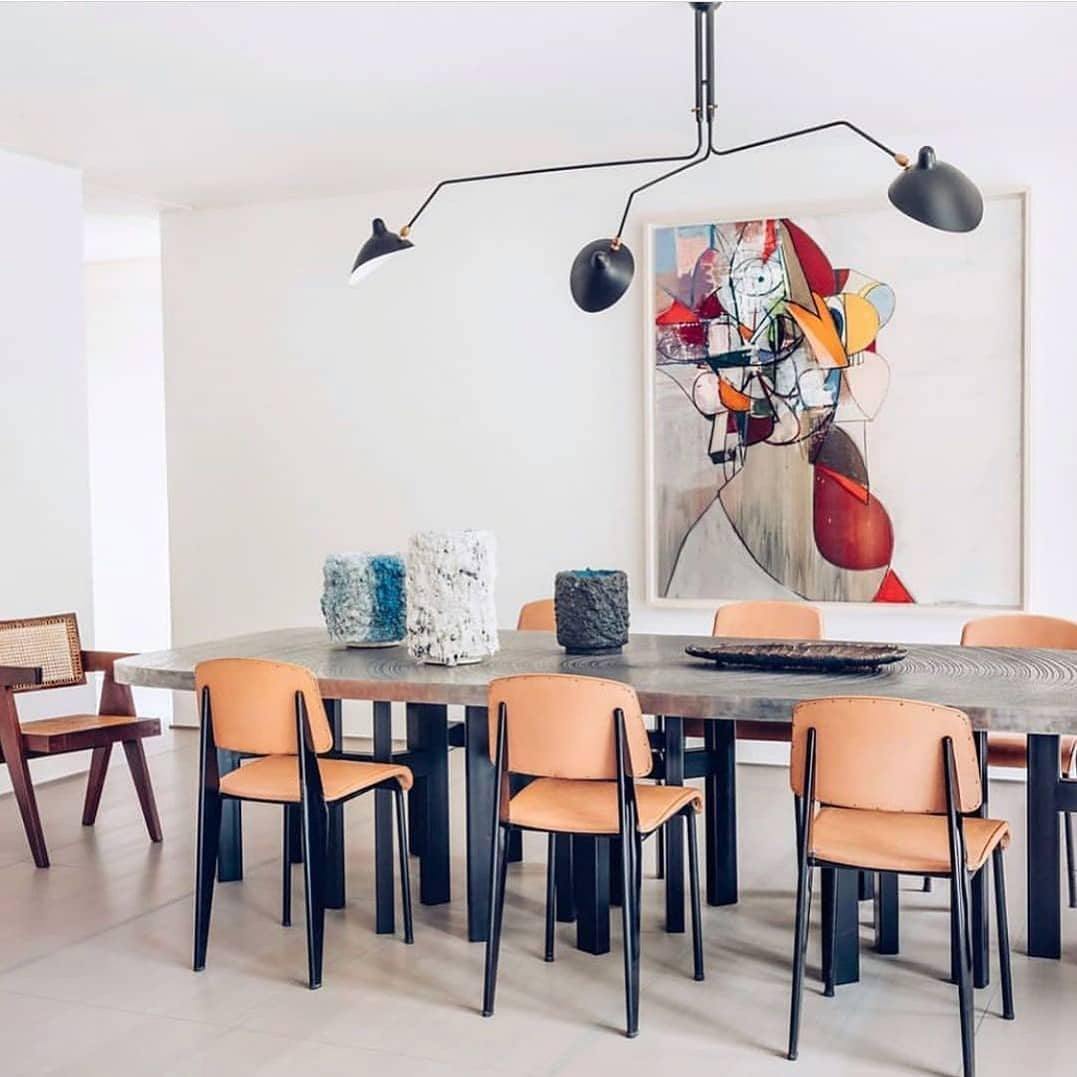 Serge mouille ceiling lamp