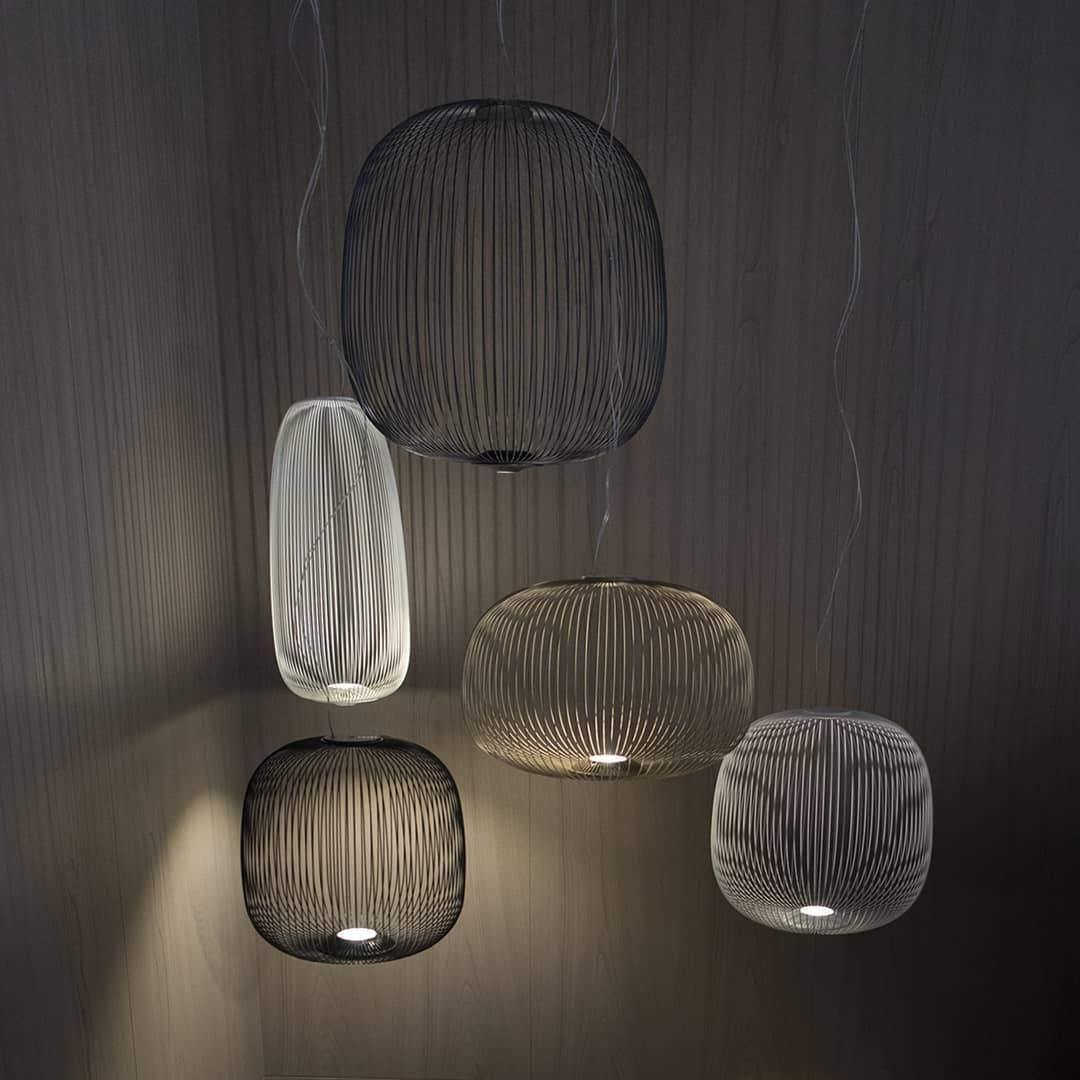 Spokes suspension lamp