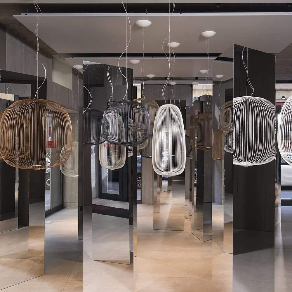 Spokes suspension lamp