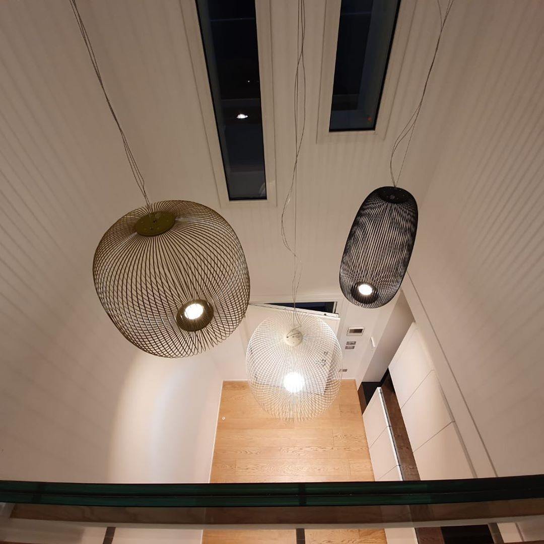 Spokes suspension lamp