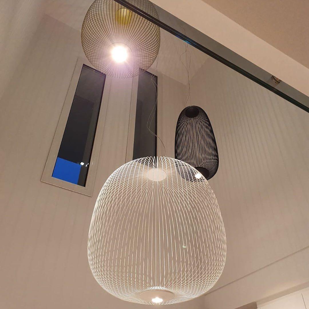 Spokes suspension lamp