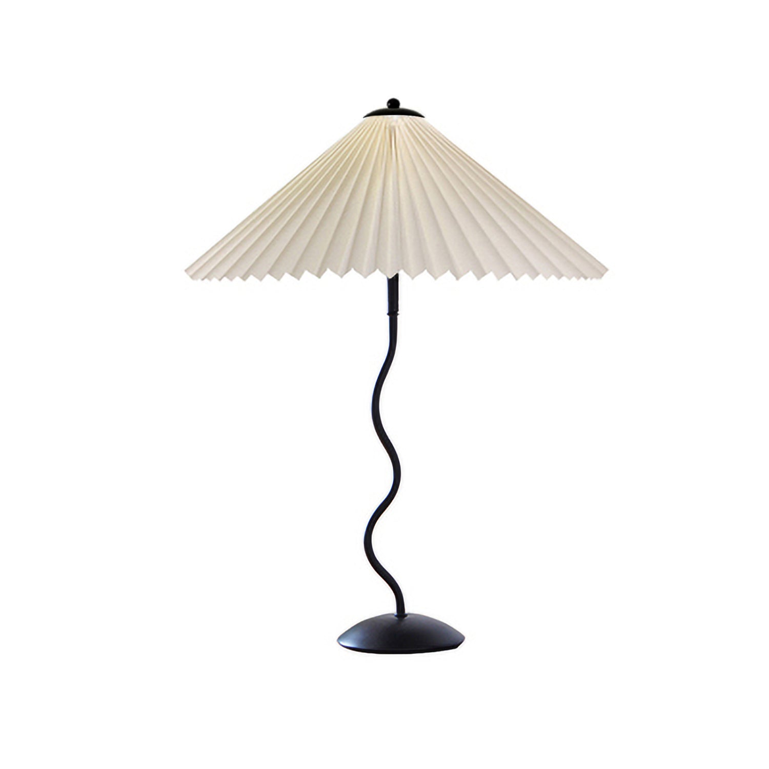 Perla Pleated Table Lamp  Pleated shade, Table lamp, Lamp