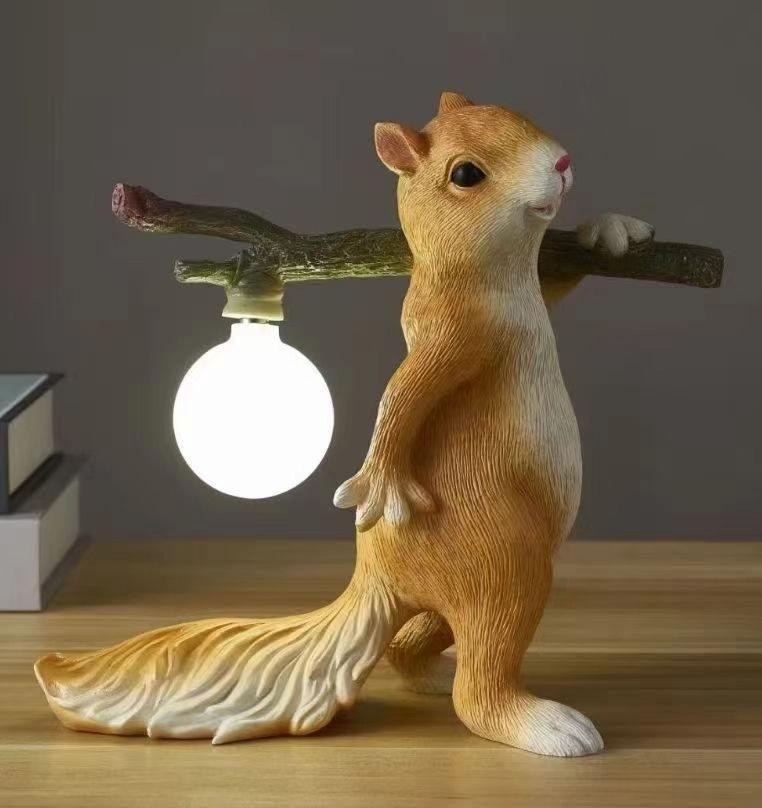 Squirrel Table Lamp.