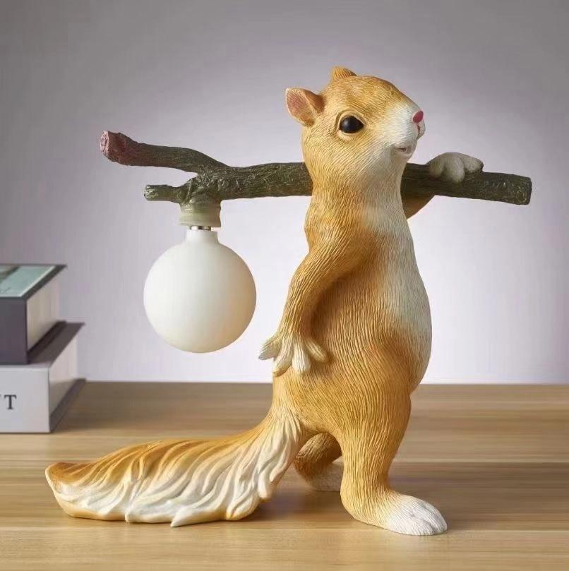 Squirrel Table Lamp.