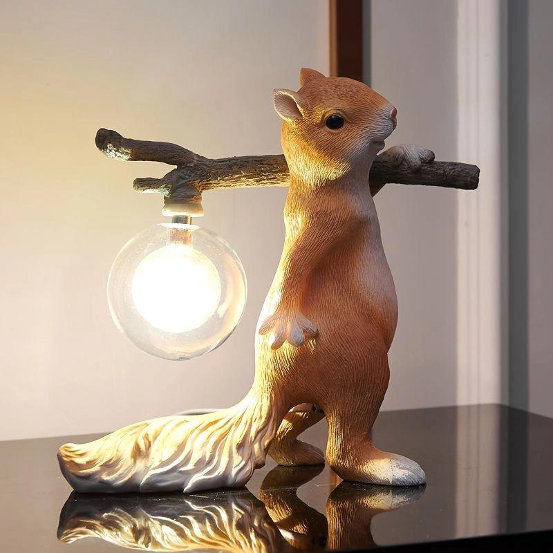 Squirrel Table Lamp.