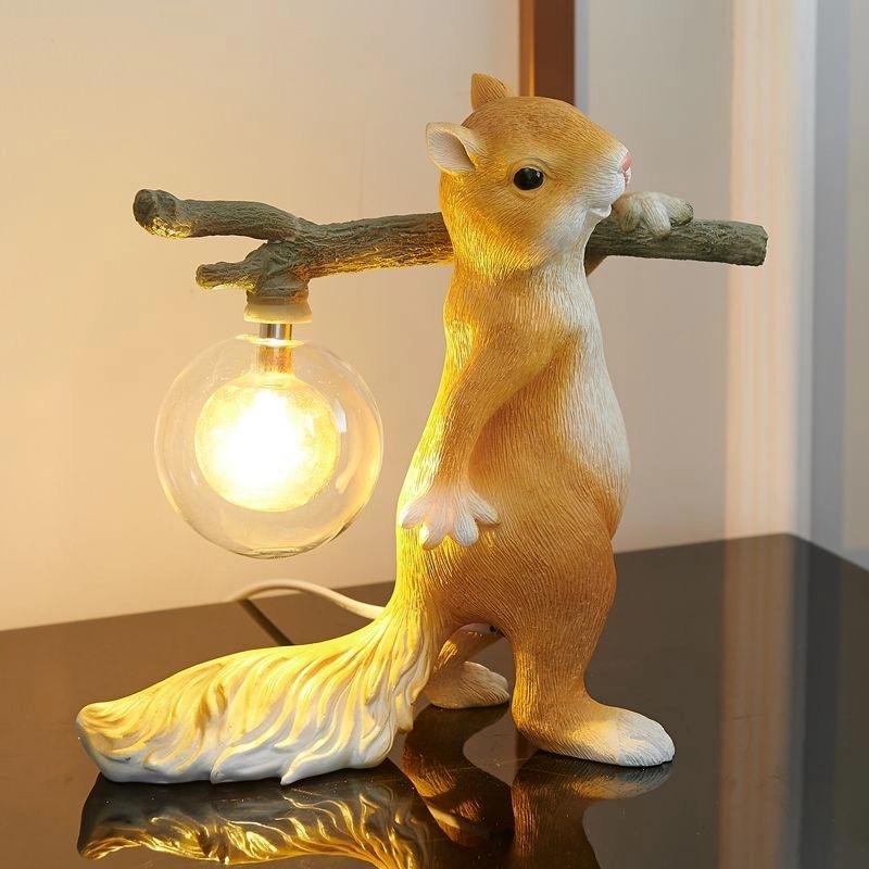 Squirrel Table Lamp.