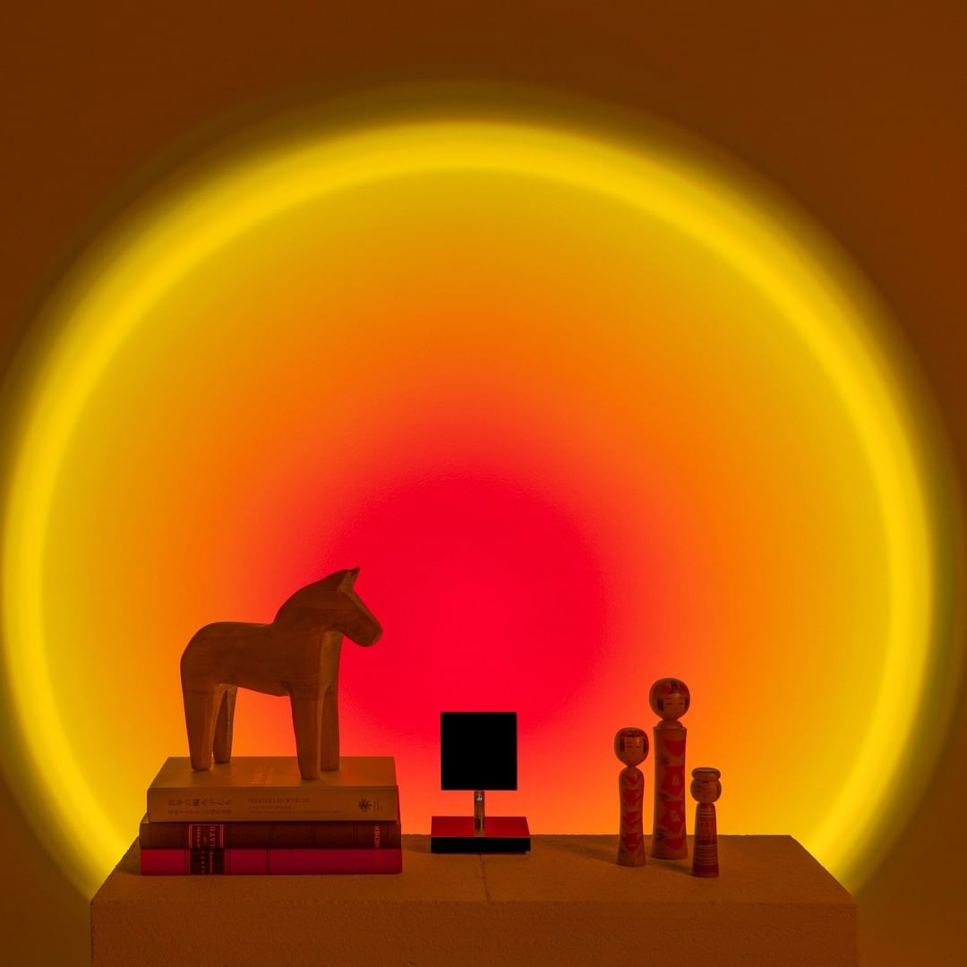 Lampe de table coucher de soleil