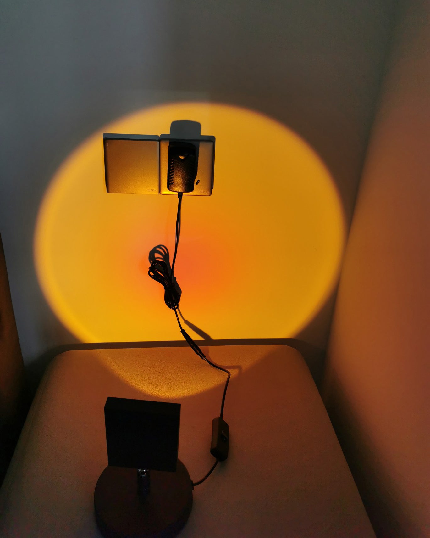 Lampe de table coucher de soleil