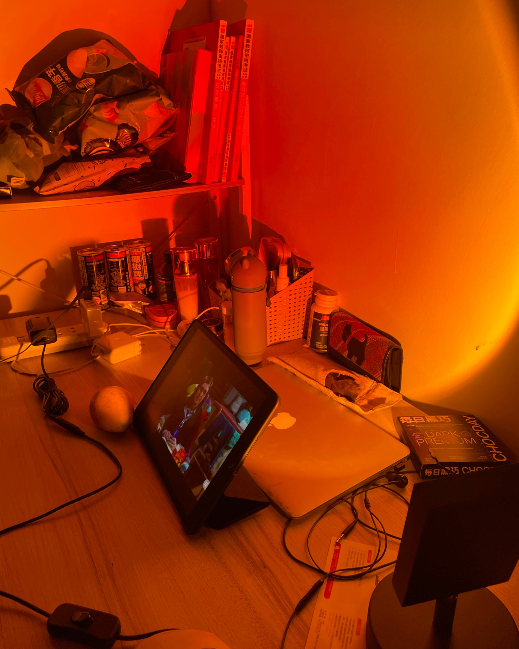 Lampe de table coucher de soleil