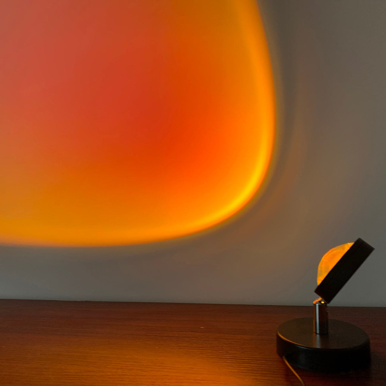 Lampe de table coucher de soleil