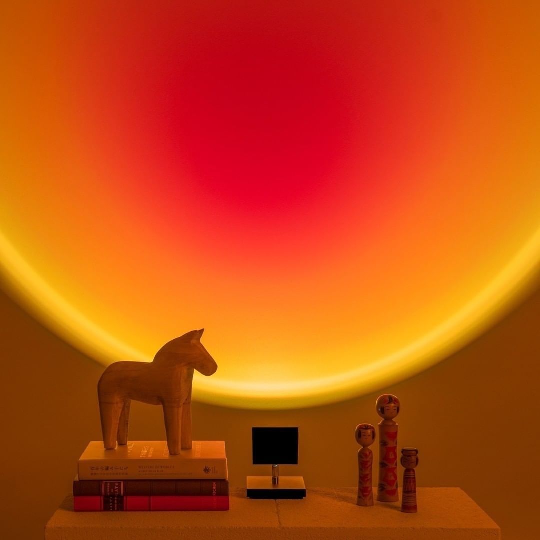 Lampe de table coucher de soleil