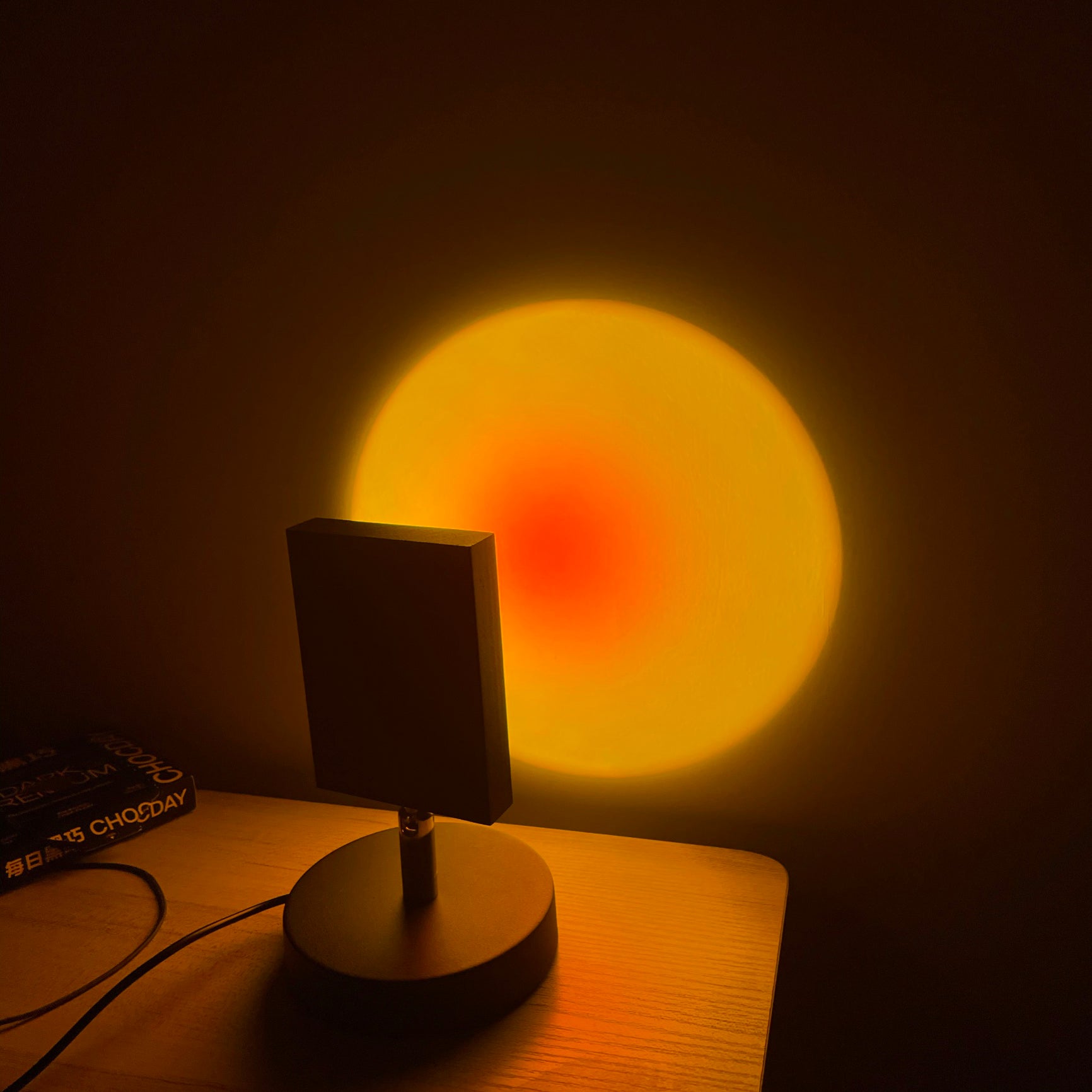 Lampe de table coucher de soleil