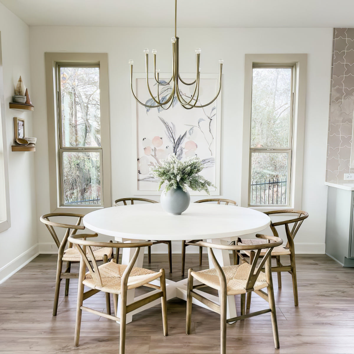 Swoop-Arm-Kronleuchter