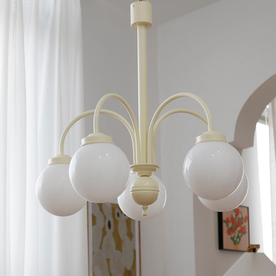 Candelabro de crema de vainilla