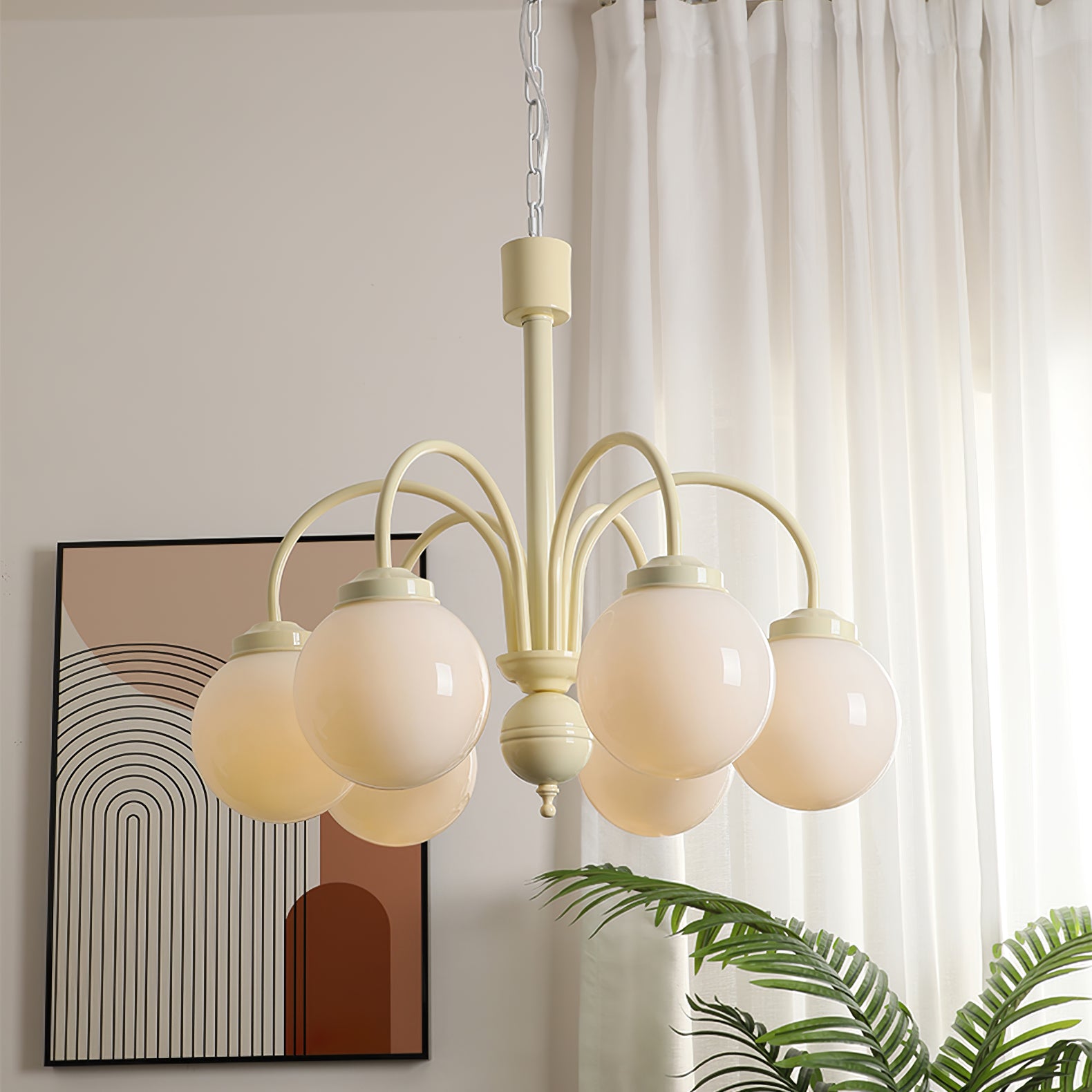 Candelabro de crema de vainilla