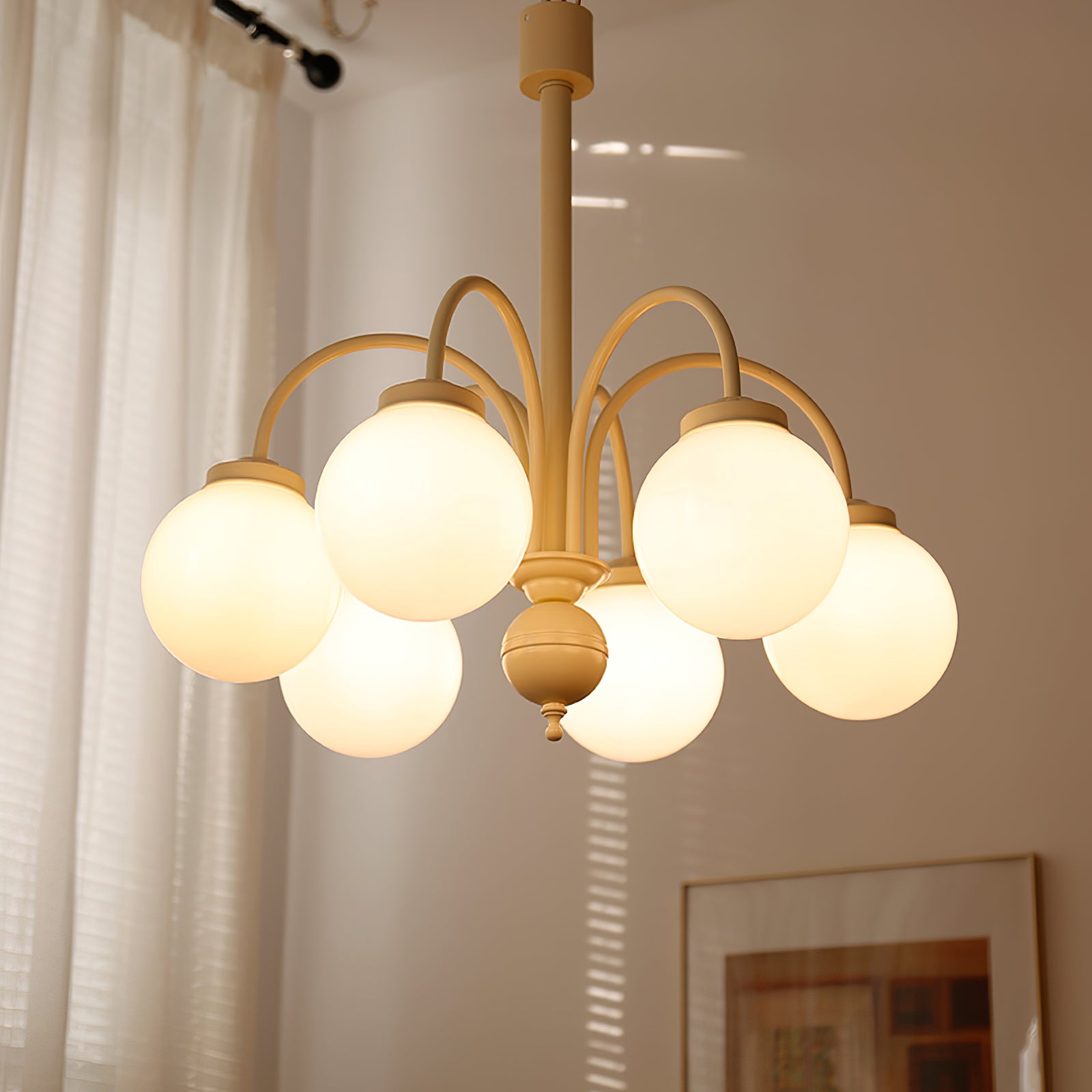 Candelabro de crema de vainilla