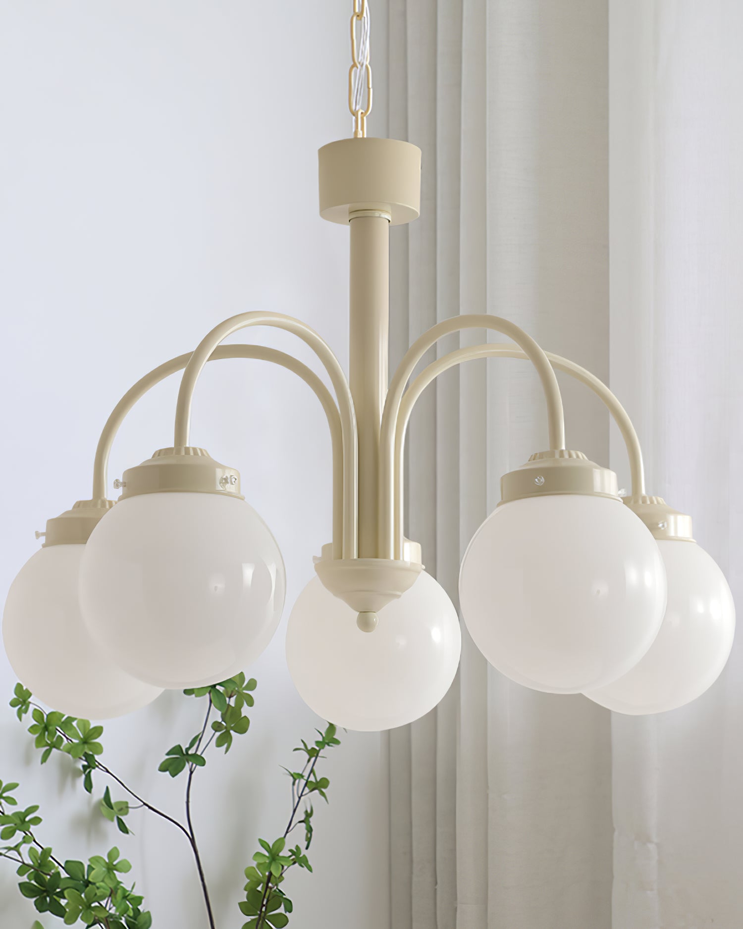 Candelabro de crema de vainilla