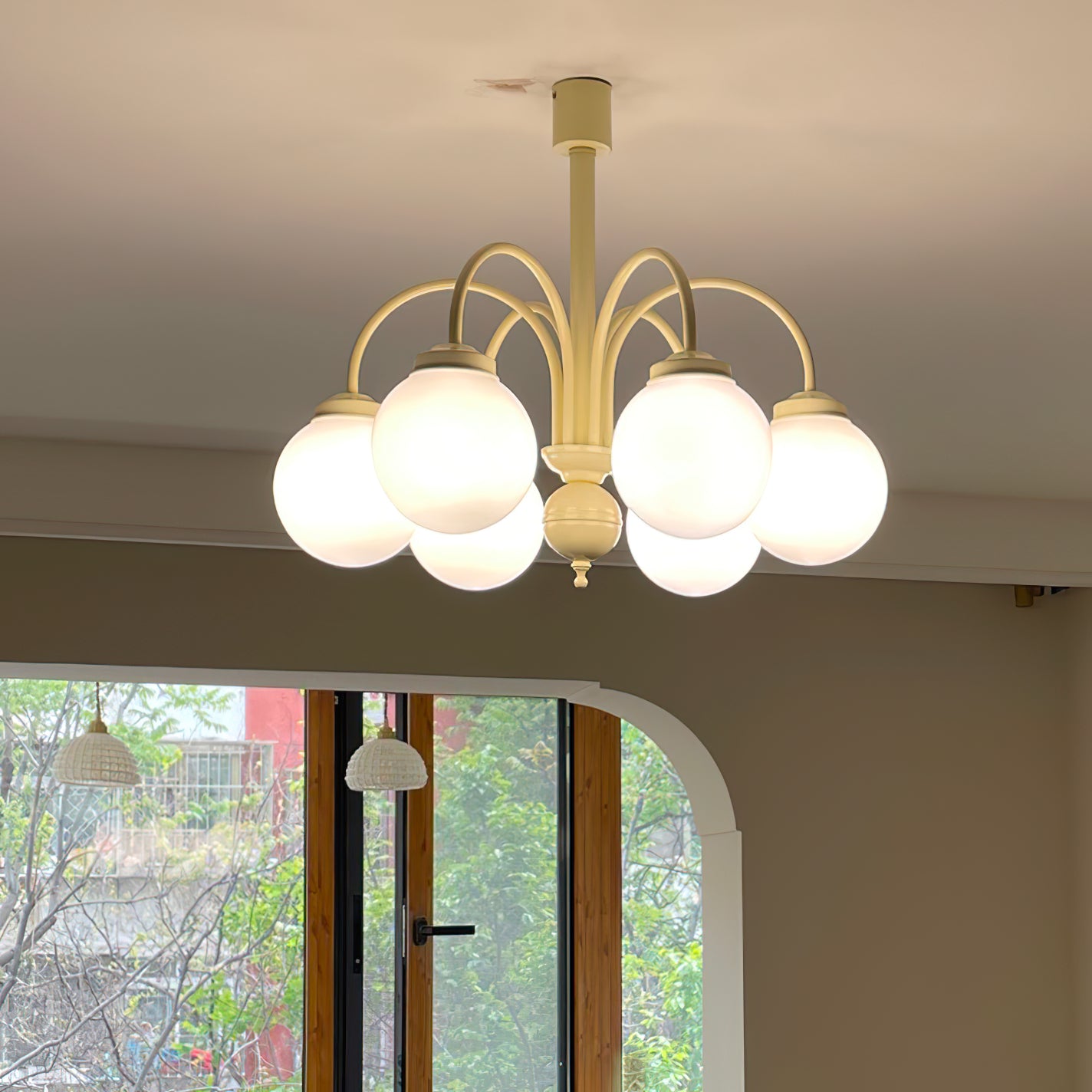 Candelabro de crema de vainilla