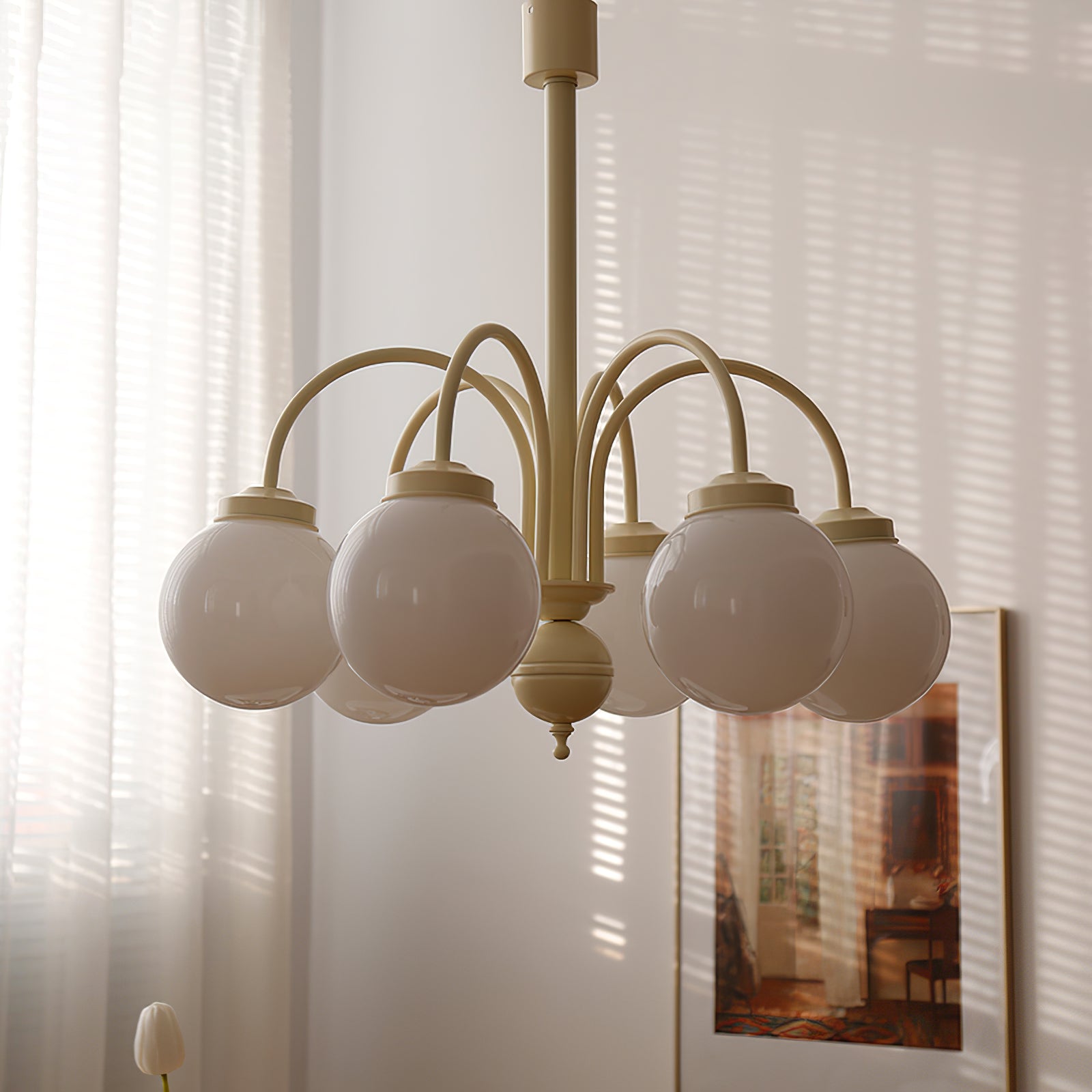 Candelabro de crema de vainilla