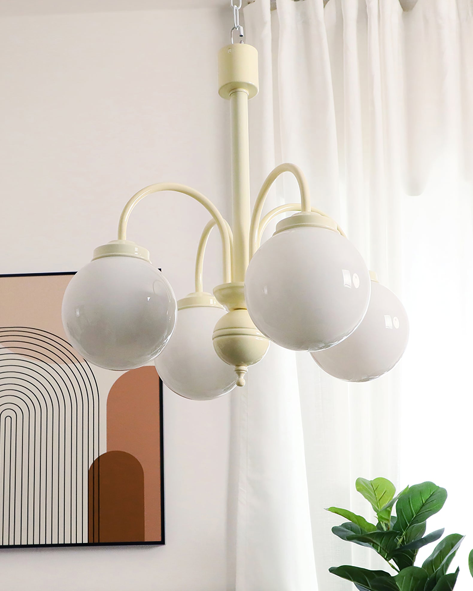 Candelabro de crema de vainilla