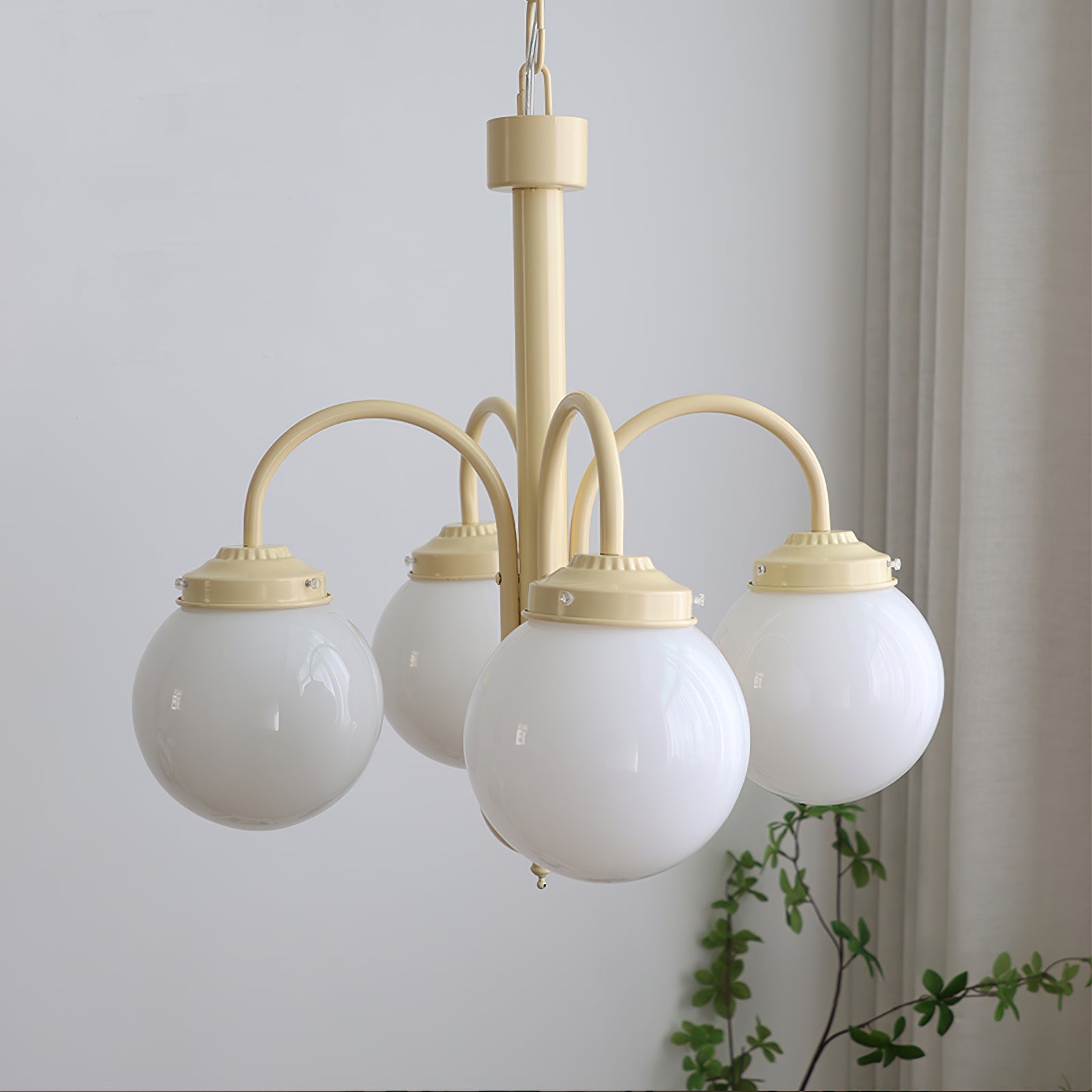Candelabro de crema de vainilla