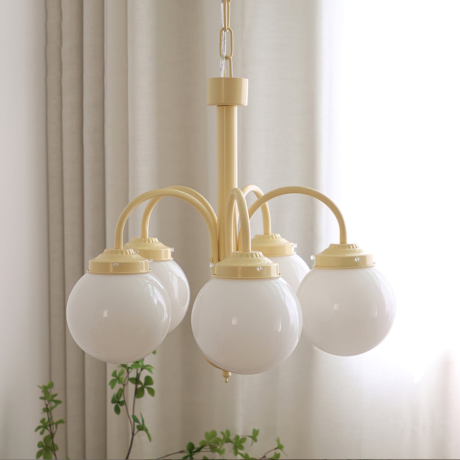 Candelabro de crema de vainilla