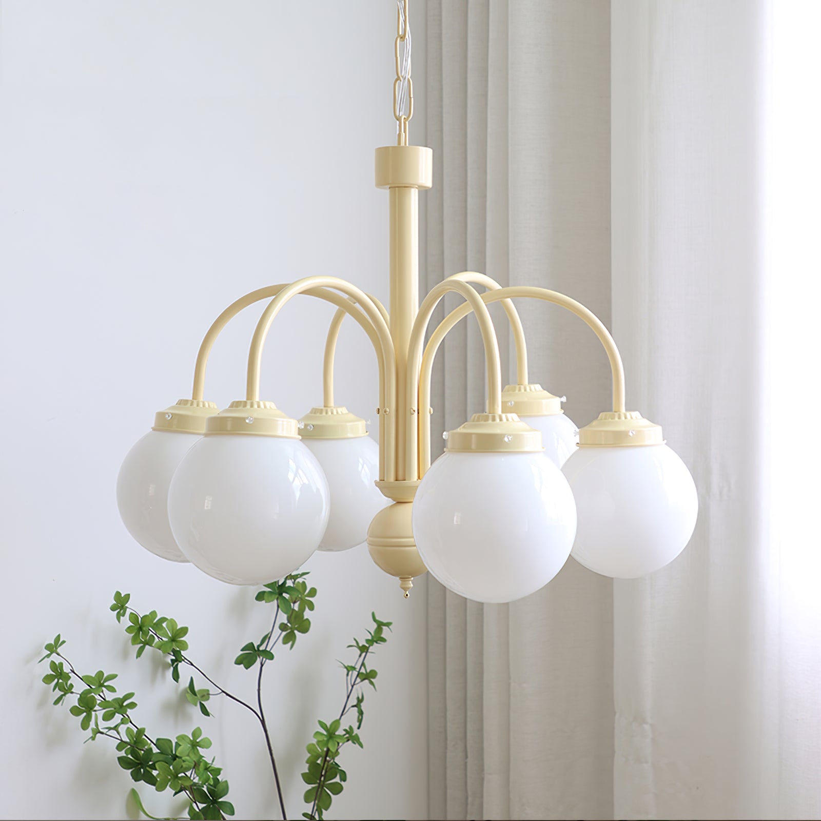 Candelabro de crema de vainilla