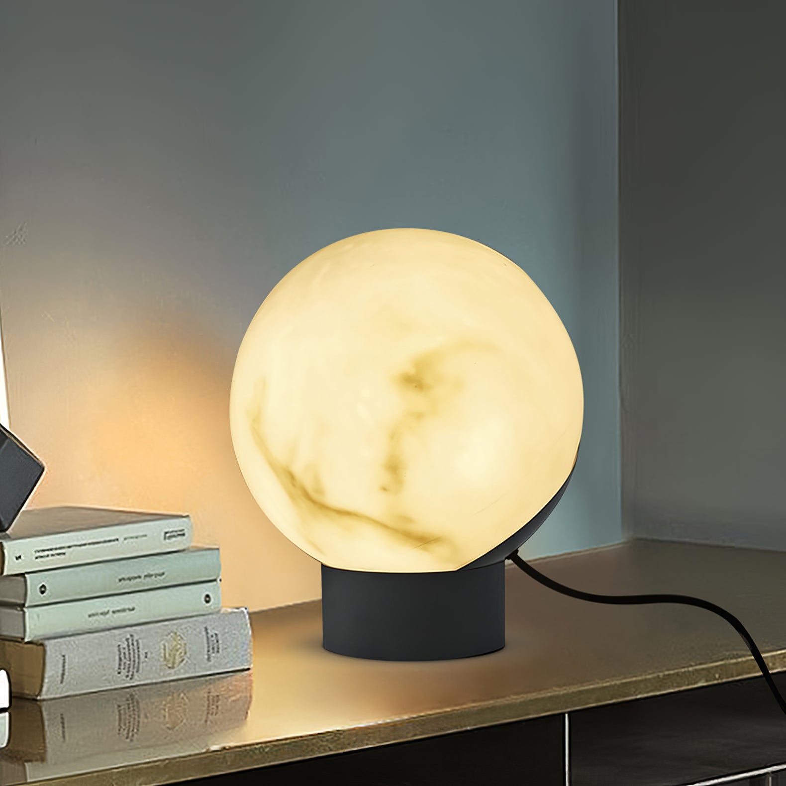 Lampe de table en albâtre Varasteh