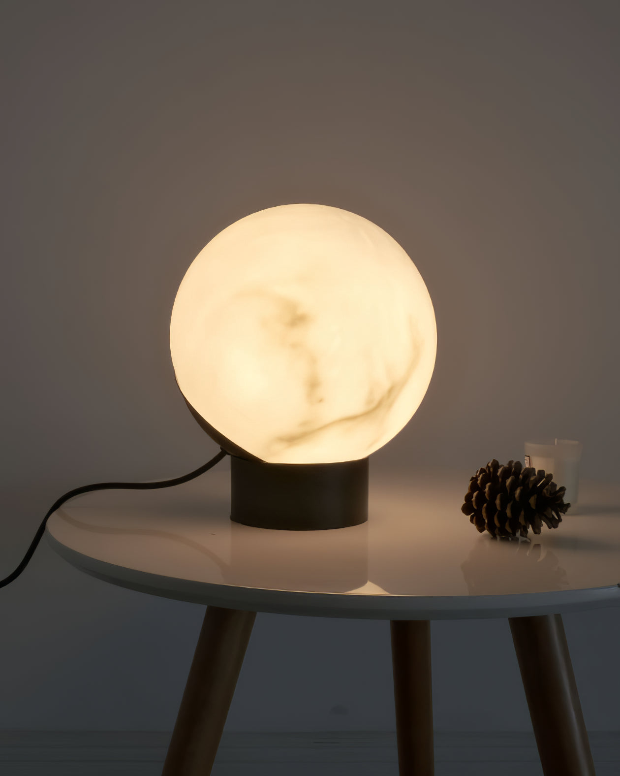 Lampe de table en albâtre Varasteh