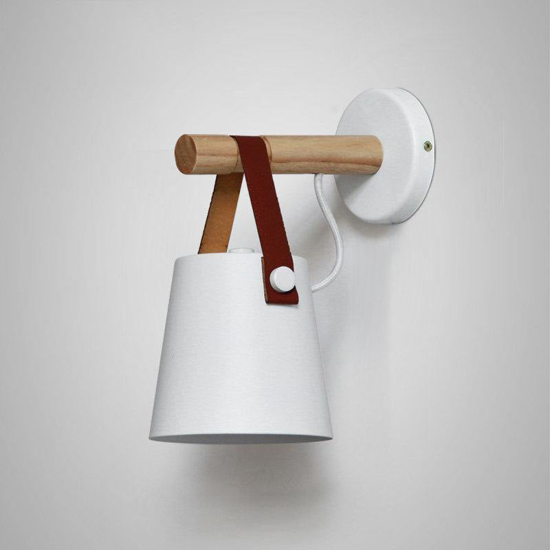 ضوء الجدار LED الخشبي