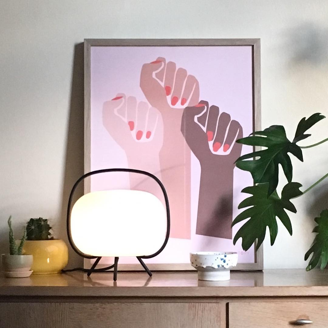 Lampe de table errante