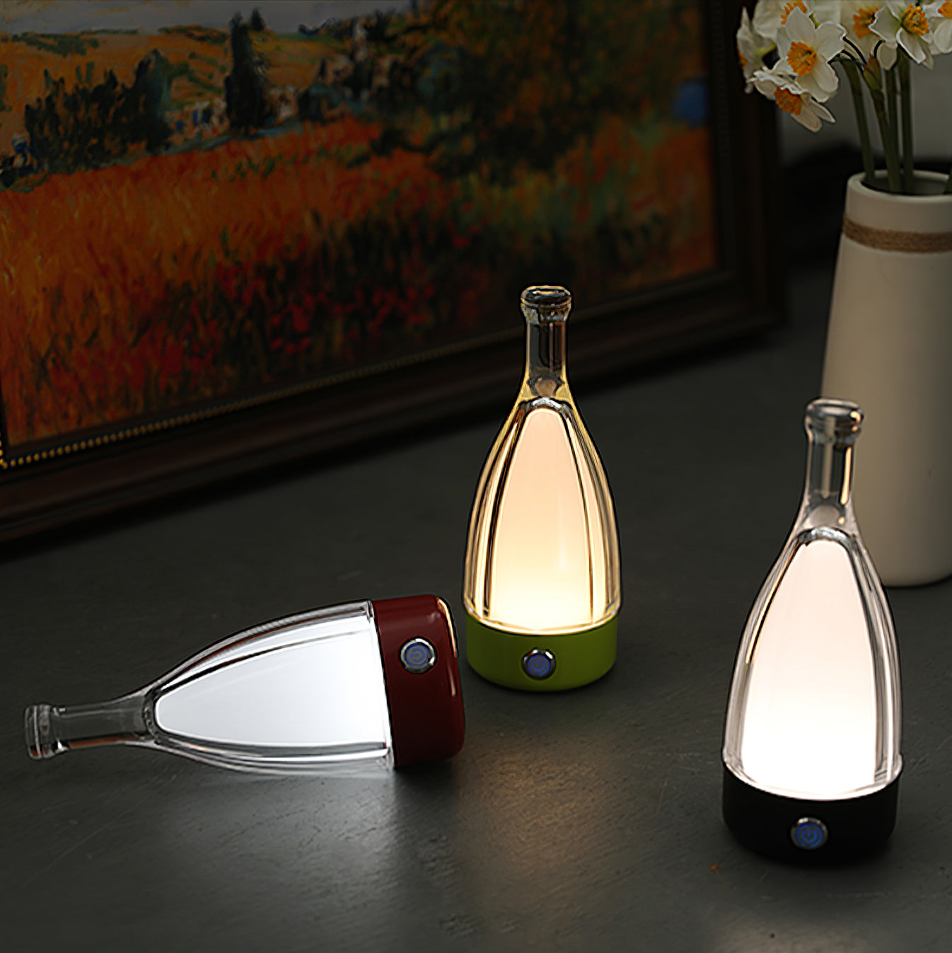 Wine Bottle Table Lamp